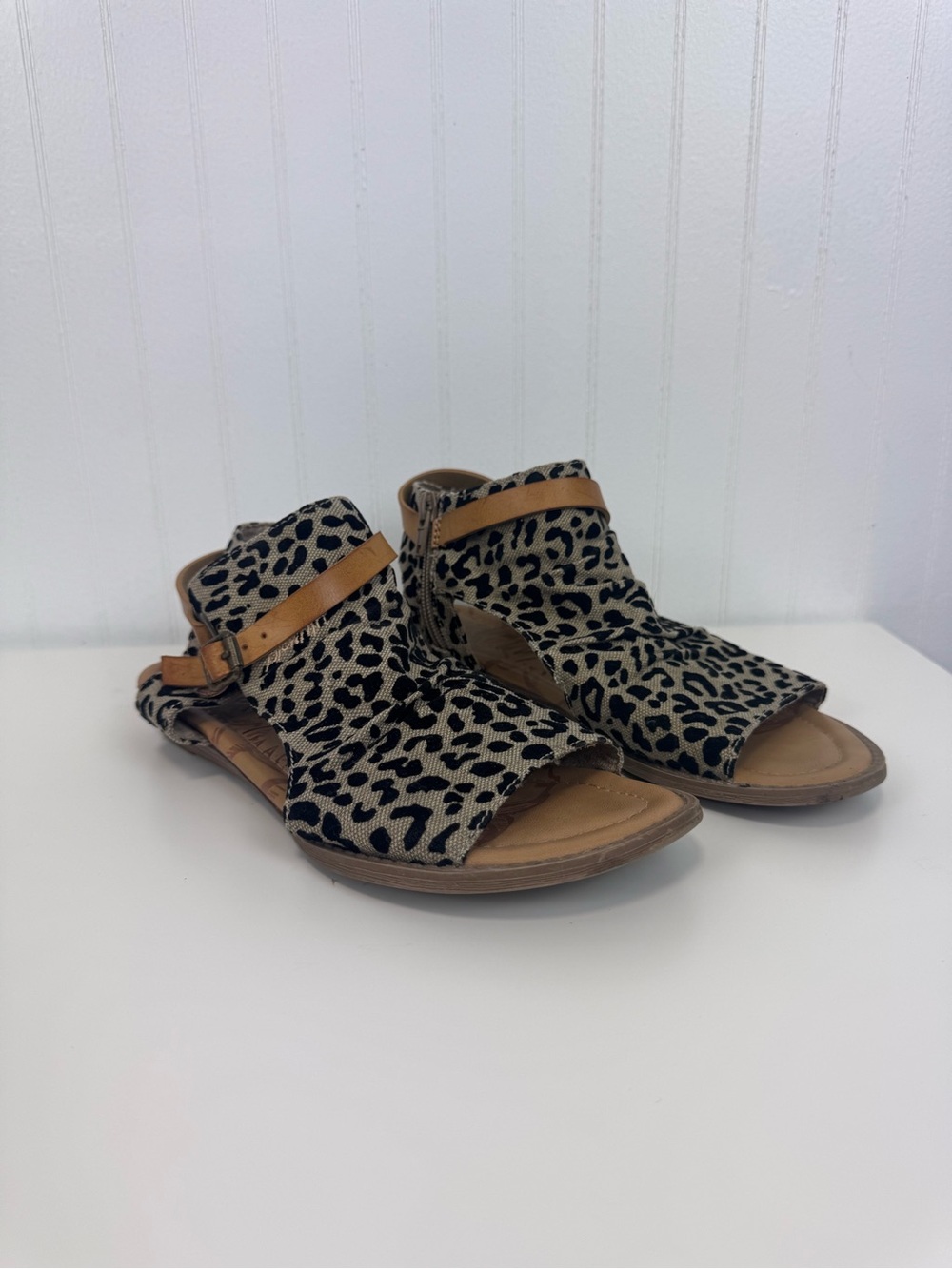 Blowfish Malibu Leopard Print Sandals